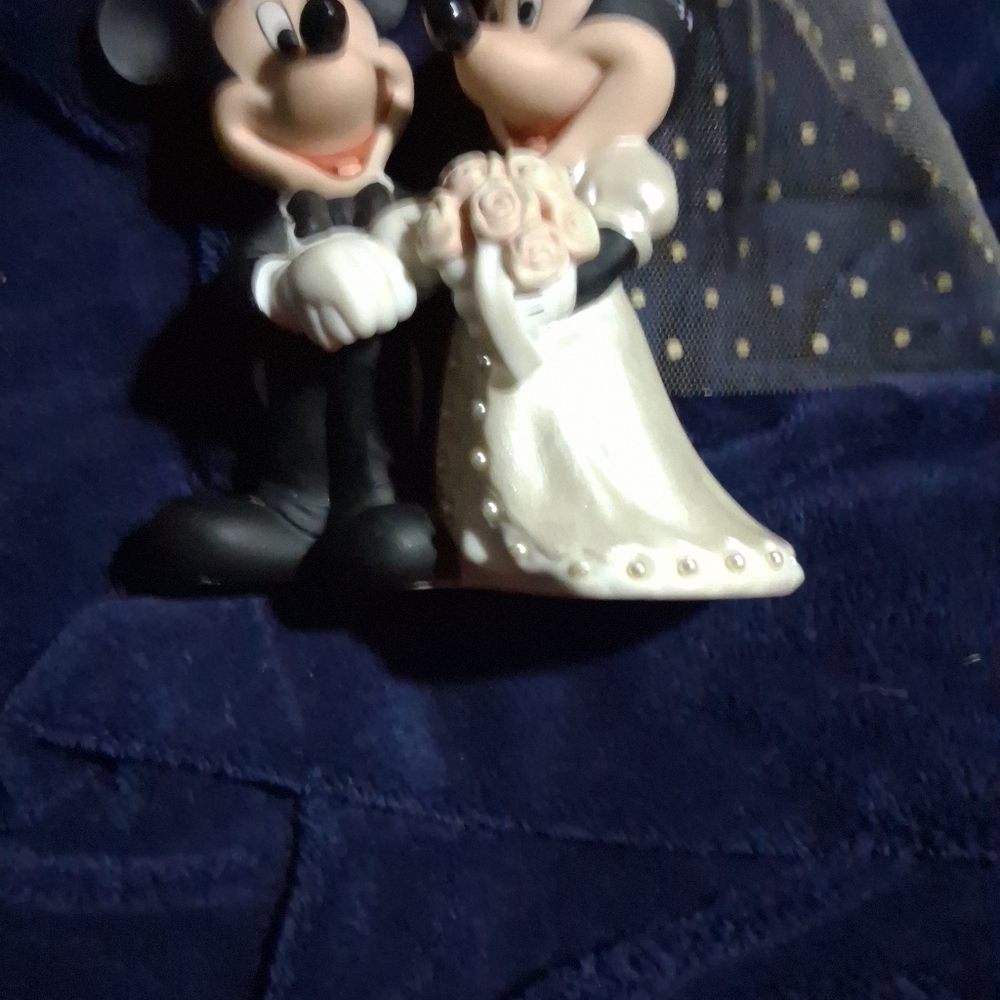 Mickey and Minnie Mouse Wedding Figurine